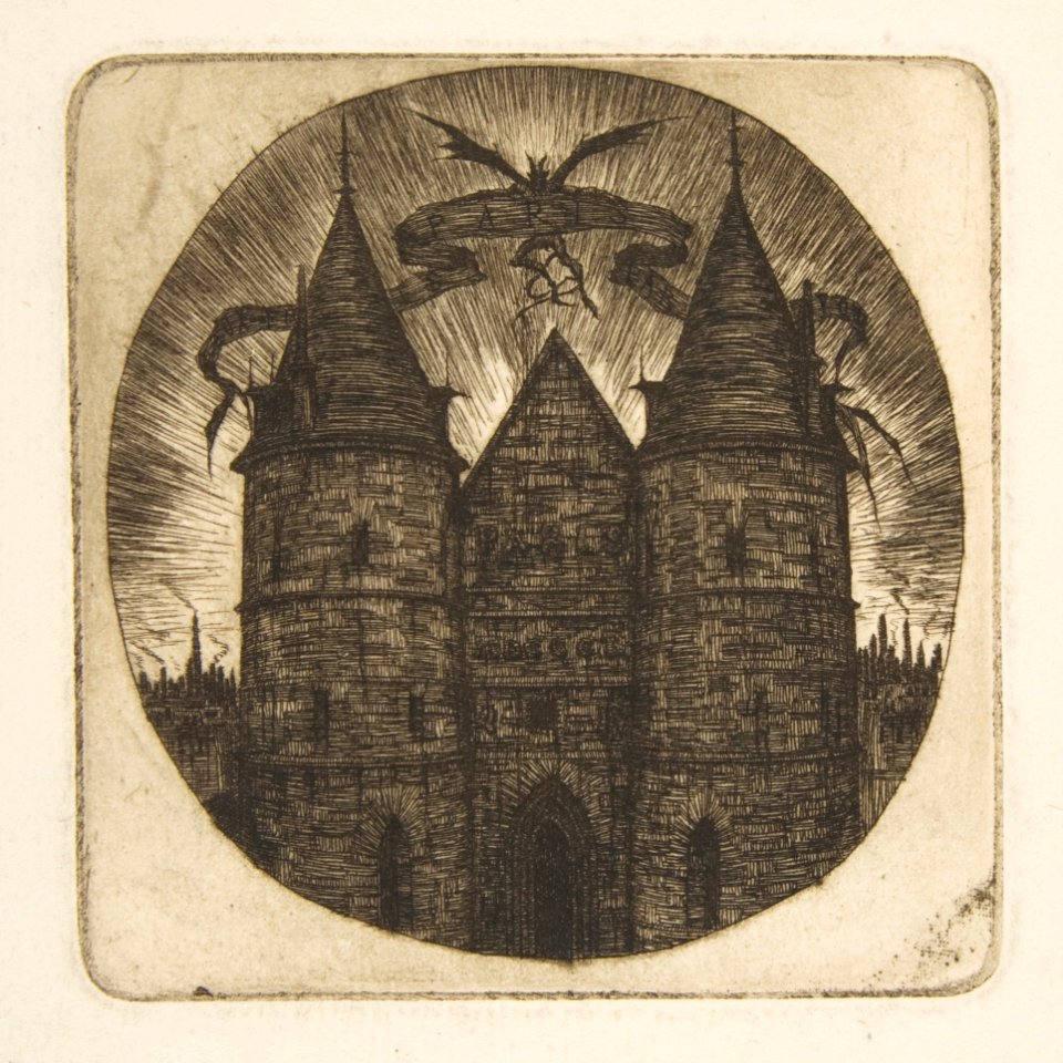 The Old Gate of the Palais de Justice, Paris MET DP813127