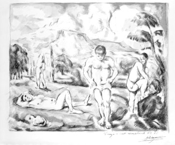 The Large Bathers (Les Baigneurs) MET MM1879