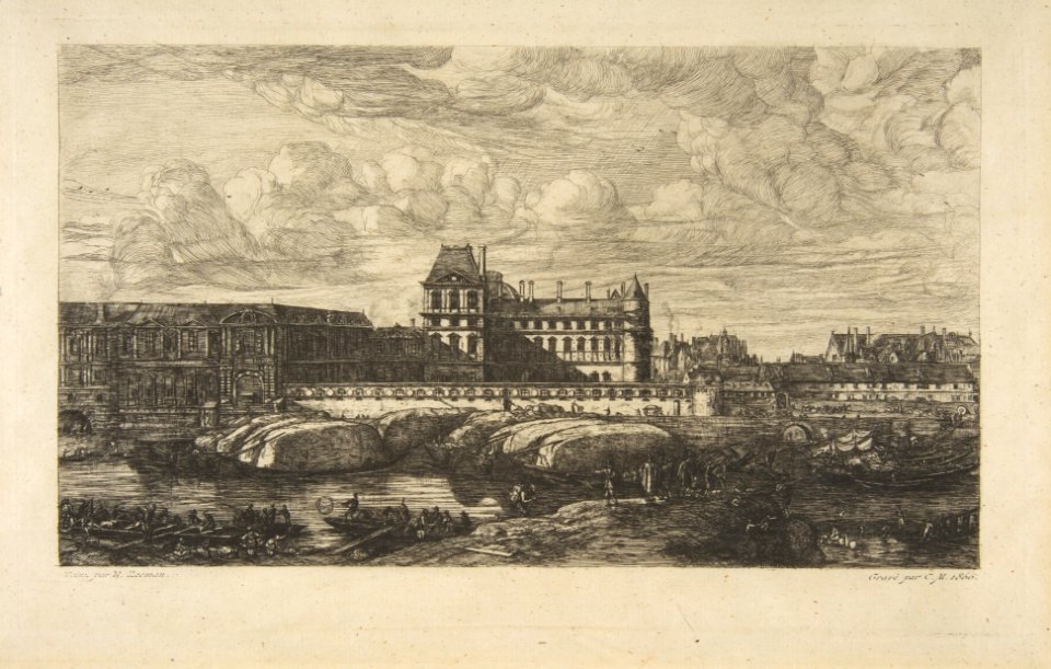 The Old Louvre, Paris, after Zeeman MET DP813266