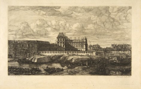 The Old Louvre, Paris, after Zeeman MET DP813266