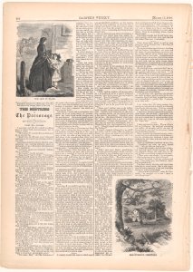 The Lady in Black, Meadowbrook Parsonage (The Mistress of the Parsonage, in Harper's Weekly) MET DP875204