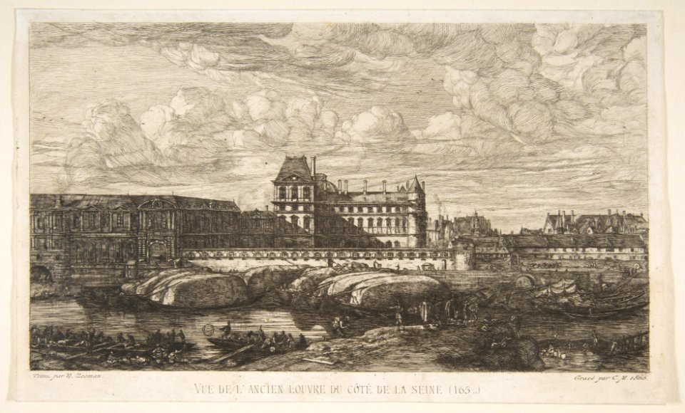 The Old Louvre, Paris, after Zeeman MET DP813267