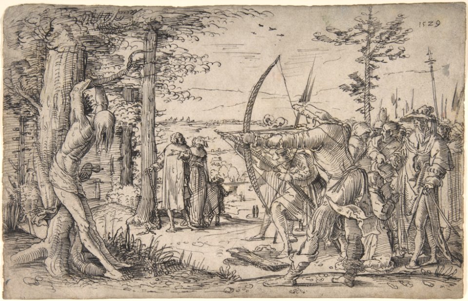The King's Sons Shooting at Their Father's Corpse MET DP803423