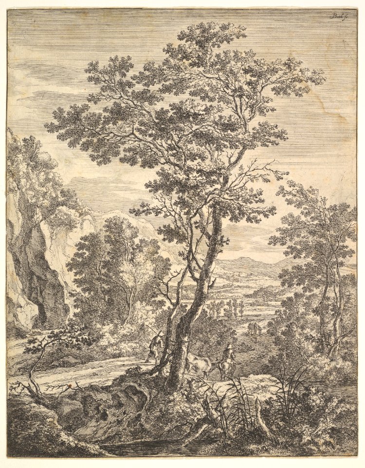 The Large Tree from Upright Italian Landscapes MET DP828804
