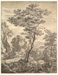 The Large Tree from Upright Italian Landscapes MET DP828804