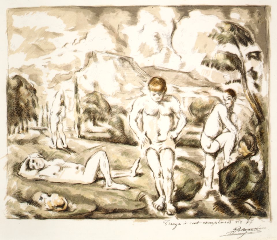 The Large Bathers (Les Baigneurs) MET DR191