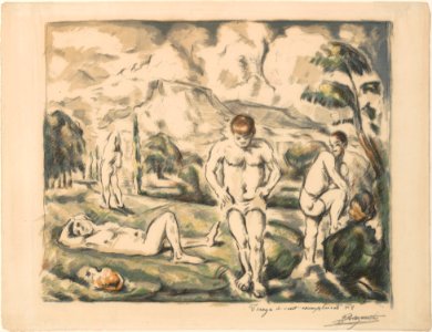The Large Bathers (Les Baigneurs) MET DP245078