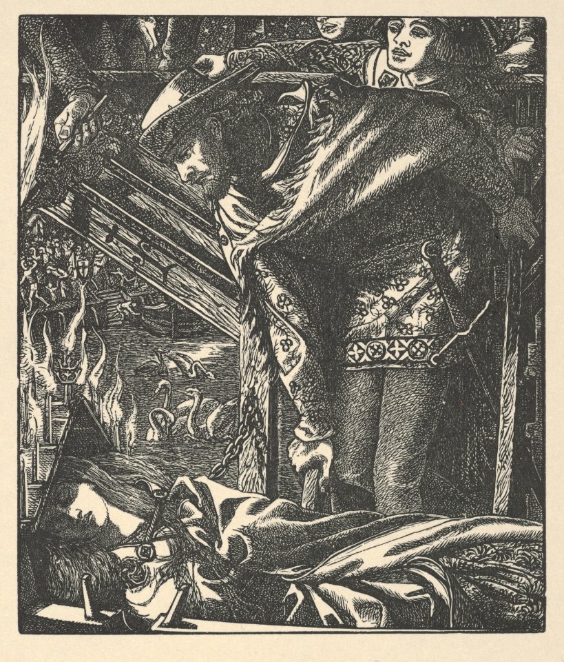 The Lady of Shalott (from Tennyson's Poems, New York, 1903) MET DP835738