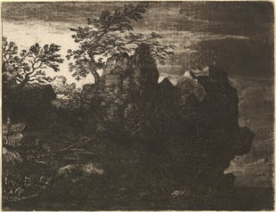 The Large Rock at the River MET DP837551