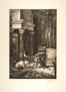 The Monkey and the Cat, from the Fables of La Fontaine MET DP814164