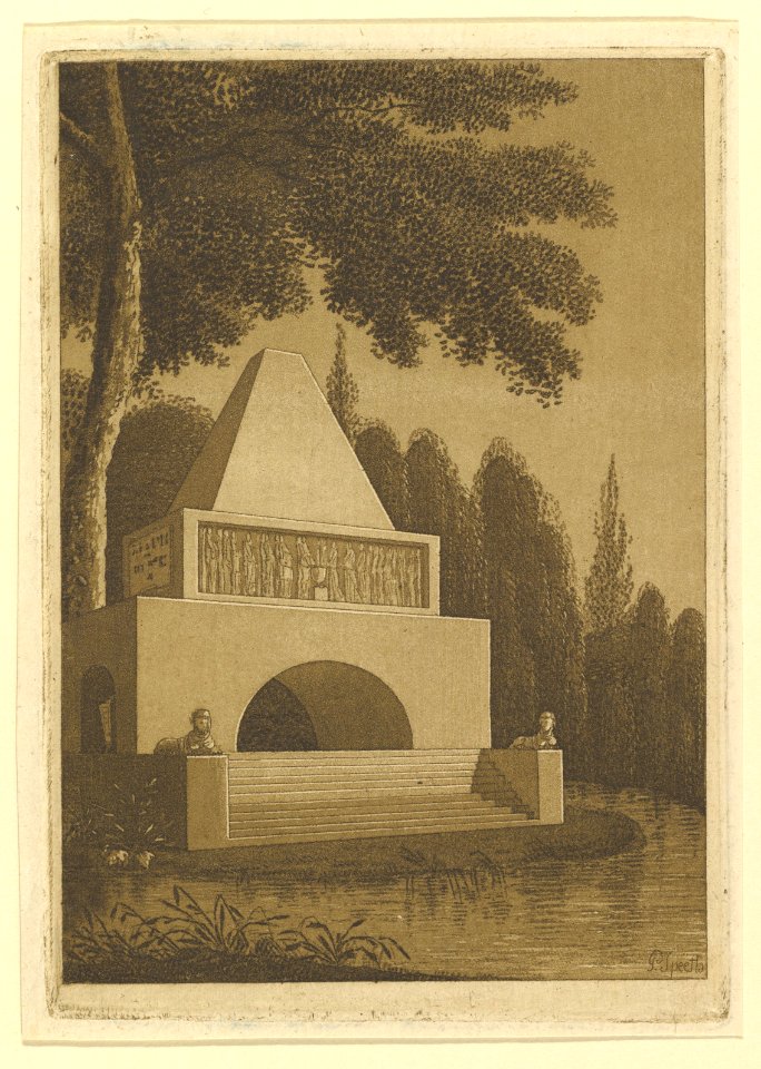Temple Monument in a Park on a Lake MET DP820714