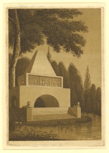 Temple Monument in a Park on a Lake MET DP820714
