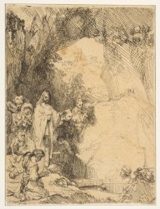 The Raising of Lazarus- The Smaller Plate MET DP814591
