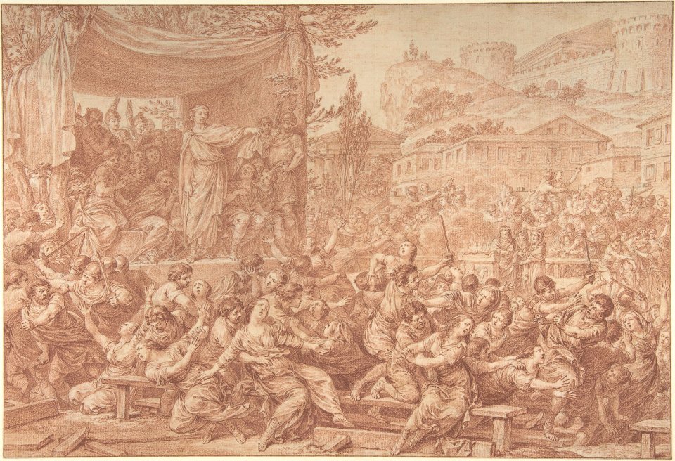 The Rape of the Sabine Women MET DP810299