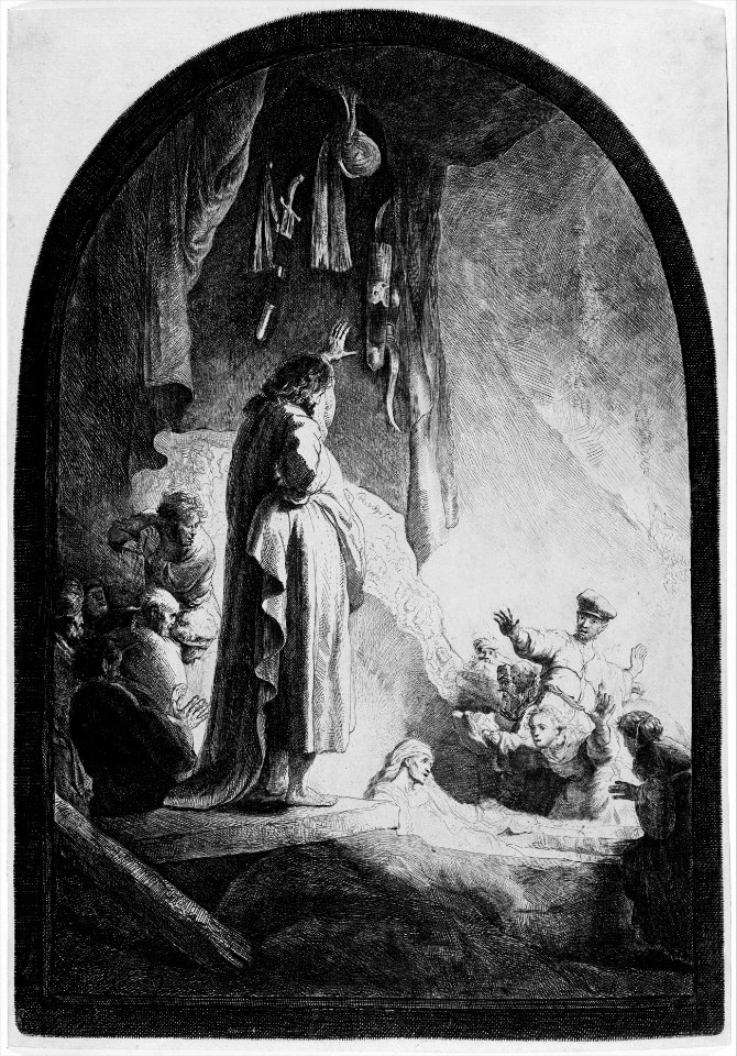 The Raising of Lazarus- The Larger Plate MET MM31427
