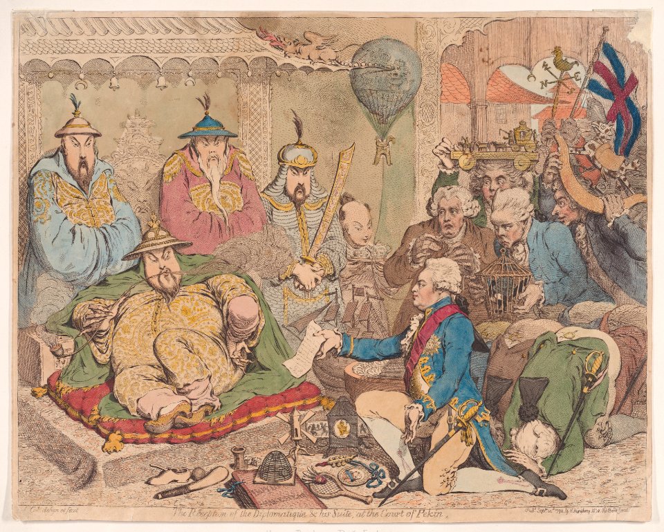 The Reception of the Diplomatique and his Suite at the Court of Pekin Met DP889968