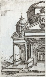 Templum Idor Egito, from a Series of Prints depicting (reconstructed) Buildings from Roman Antiquity MET DP874991