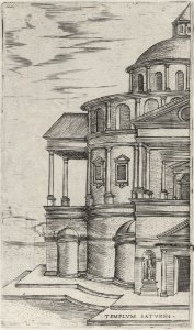 Templum Saturni, from a Series of 24 Depicting (Reconstructed) Buildings from Roman Antiquity MET DP874918