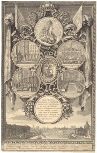 The Reception of Louis XIV at the Hôtel de Ville on the Occasion of his Recovery, January 30, 1687 MET DP211602