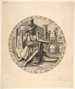 The Rich Man Playing Violin on a Jaw Bone MET DP818322