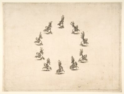 Ten Cavaliers Forming a Circle MET DP817251