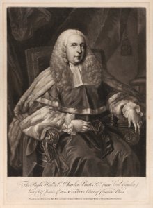 The Right Honorable Sir Charles Pratt, Knight, now Lord Camden Met DP886222
