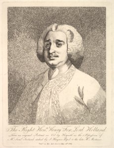 The Right Honorable Henry Fox, Lord Holland MET DP826102