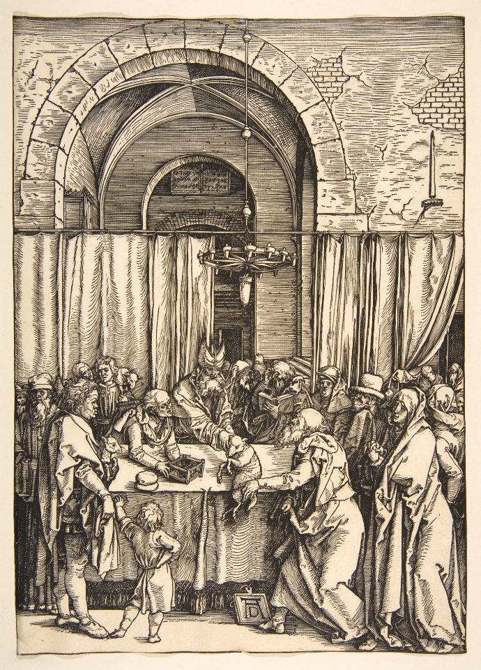 The Rejection of Joachim's Offering, from The Life of the Virgin MET DP816146