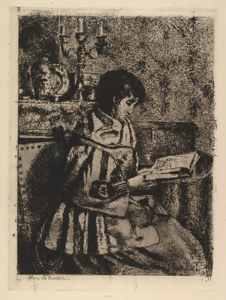 The Reader, Henri de Braekeleer, circa 1870