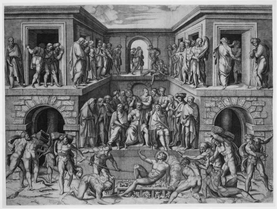 The Martyrdom of St Lawrence after Bandinelli MET MM39284