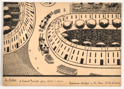 The Martyrs – A Futurist's Funeral Going Round a Corner MET DP856513