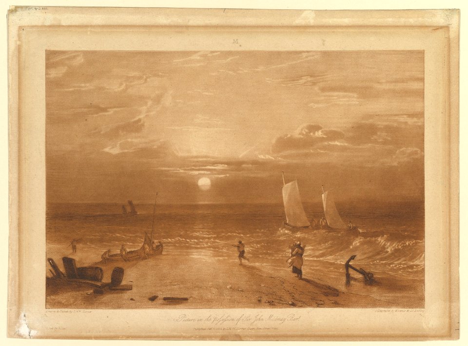 The Mildmay Sea-Piece (Liber Studiorum, part XIII, plate 40) MET DP821501