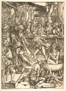 The Matyrdom of Saint John, from The Apocalypse, Latin Edition, 1511 MET DP816135