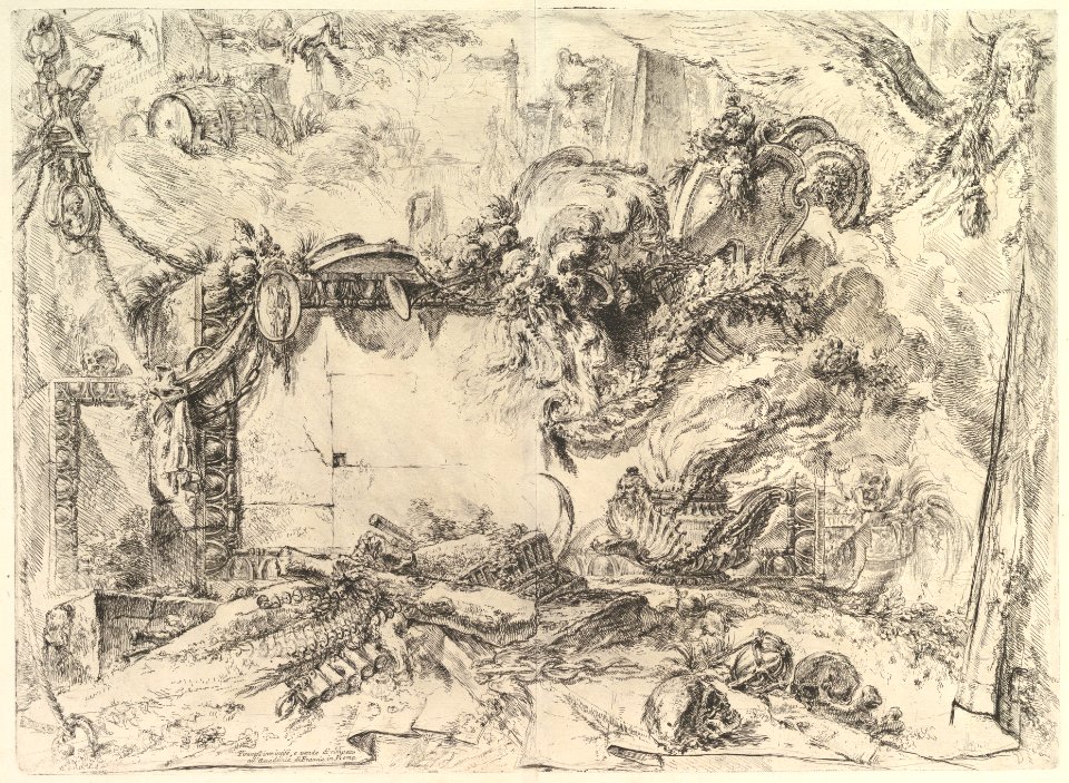 The Monumental Tablet, from Grotteschi (Grotesques) MET DP828188