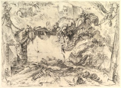 The Monumental Tablet, from Grotteschi (Grotesques) MET DP828188