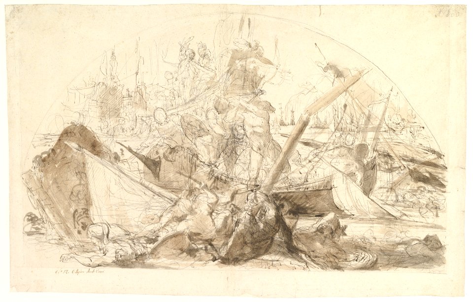 The Naval Battle of Meloria MET DP820298