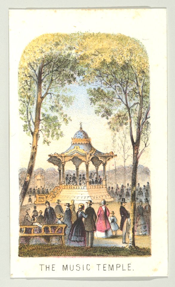 The Music Temple, from the series, Views in Central Park, New York, Part 2 MET DP849386