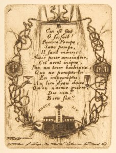 The Nôtre-Dame Pump (small plate) MET DP813383