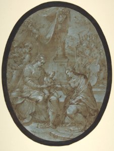 The Mystic Marriage of Saint Catherine of Alexandria MET DP810925