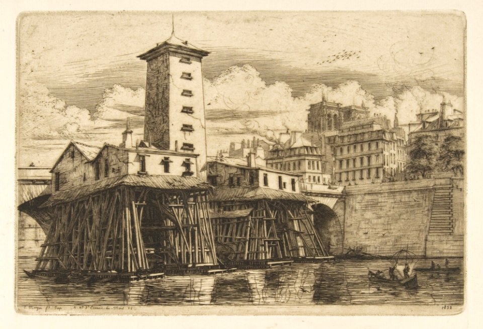 The Nôtre-Dame Pump, Paris MET DP813149