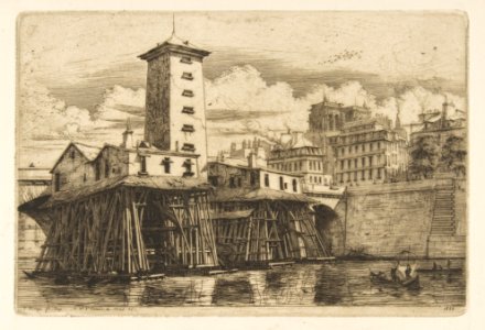The Nôtre-Dame Pump, Paris MET DP813149