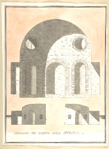 Three Sections of the Tempio della Speranza MET DP801737