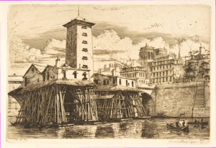 The Nôtre-Dame Pump, Paris MET DP813140