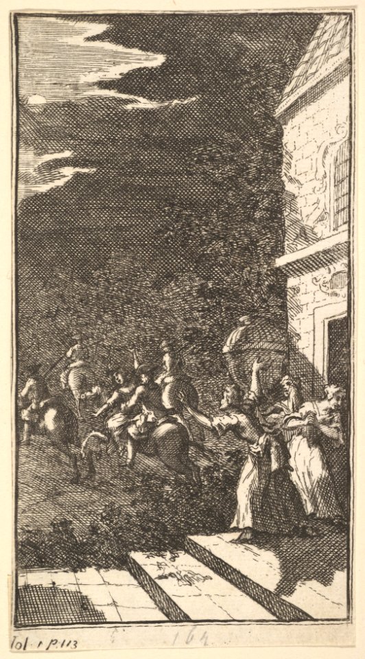 The New Metamorphosis, Plate 3- The Bandits Abduct Camilla MET DP824574