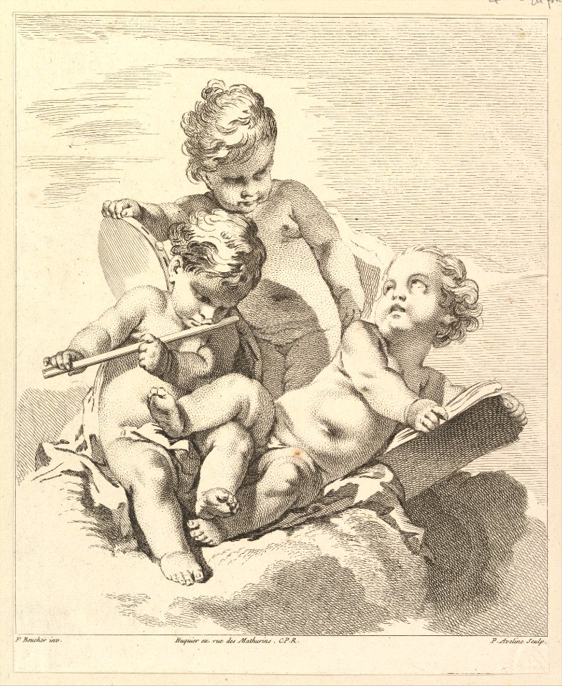 Three Loves with Musical Instruments MET DP825515