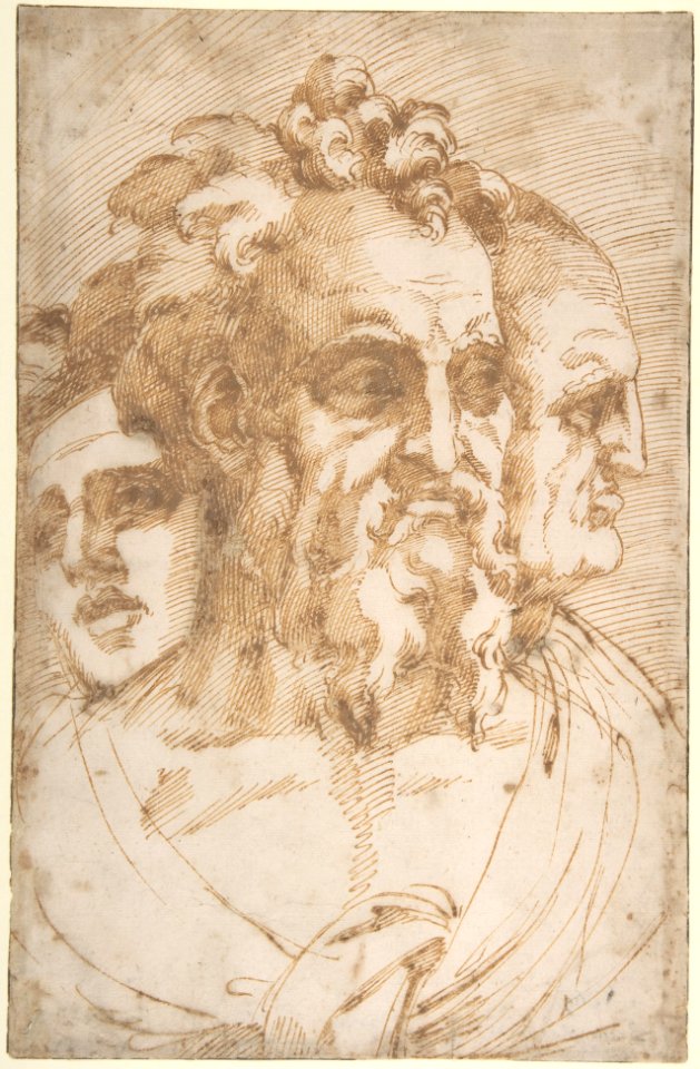 Three Male Heads MET DP807811