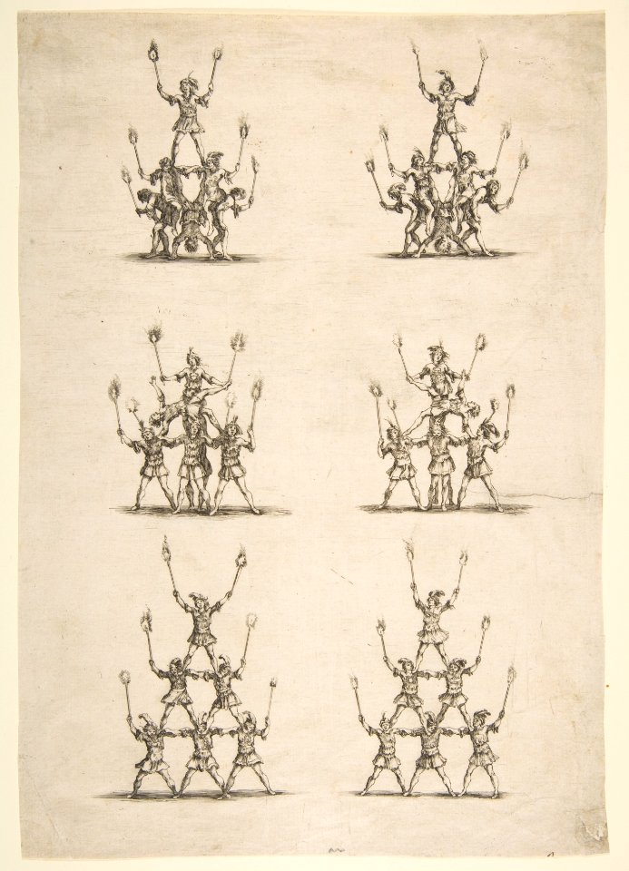 Thirty-six Acrobats in Six Groups MET DP817250