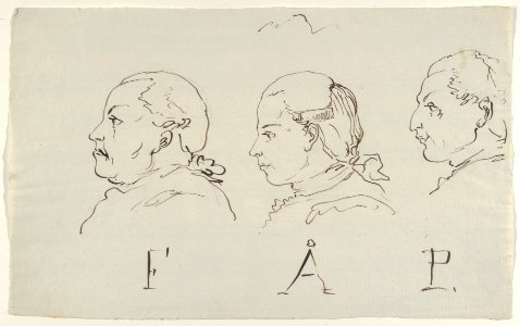 Three Portraits in Profile MET DP838163