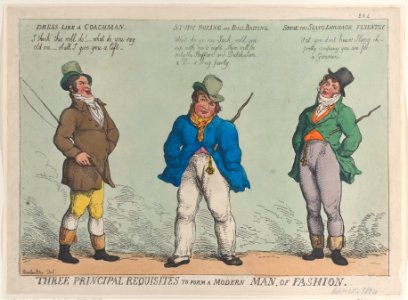Three Principal Requisites to Form a Modern Man of Fashion MET DP883983