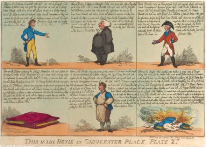 This is the House in Gloucester Place, Plate 2 MET DP883653